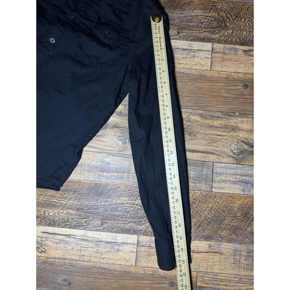 Polo Ralph Lauren Girls Black Button-Up Shirt Size 14 - Picture 5 of 5